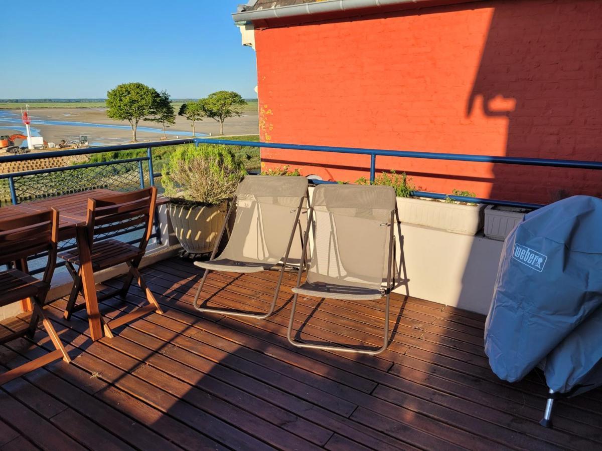 Vue Et Terrasse Panoramique Sur La Baie De Somme Leilighet Saint-Valéry-sur-Somme Eksteriør bilde